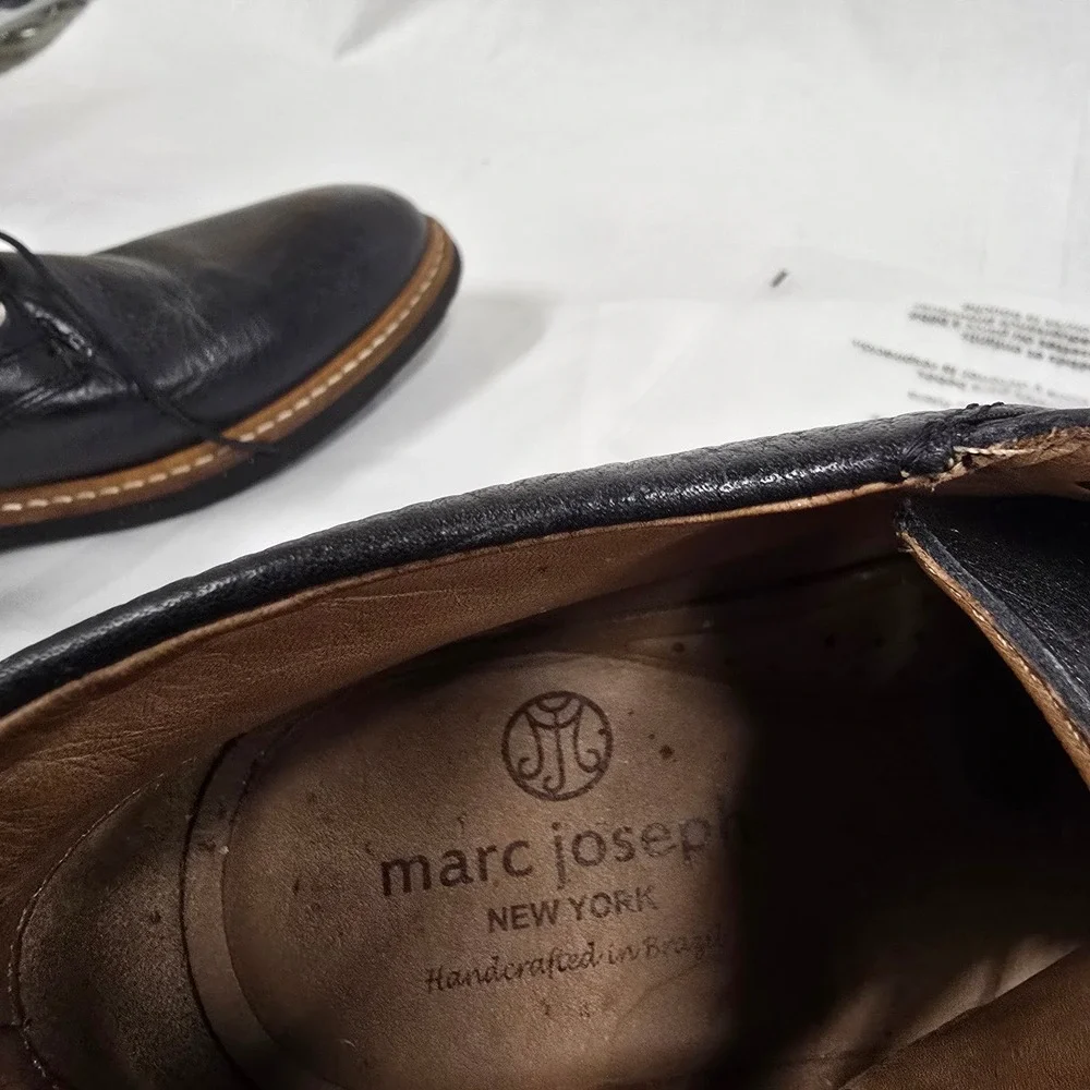 Marc Joseph New York Mens Black Leather Chukka Boots Handcrafted in Brazil‎